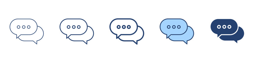 Chats icon Symbol set collection