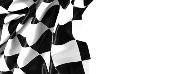 The checkered flag waves in victory a symbol of triumph and achievement