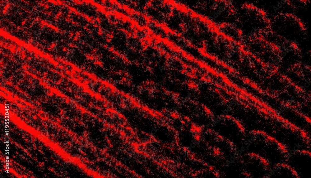Poster abstract red and black grunge texture with pixelated halftone effect, ideal for backgrounds, graphic