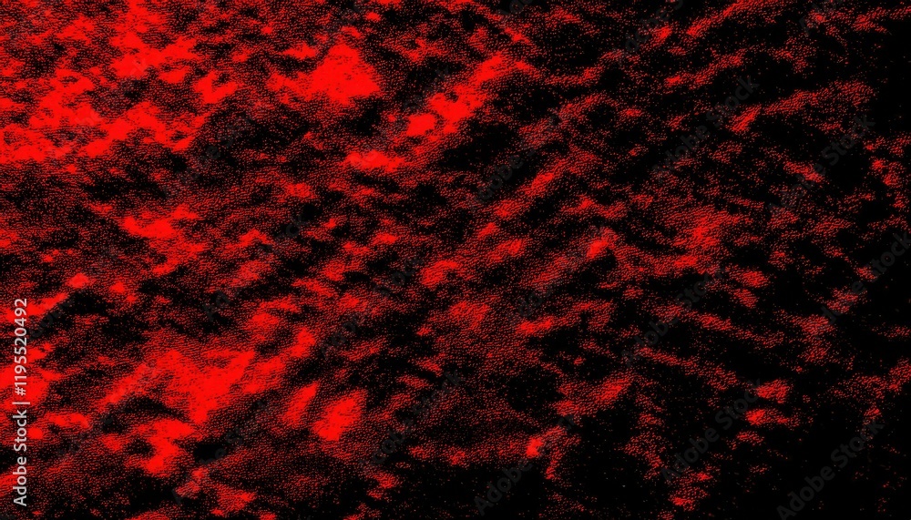 Poster abstract red and black grunge texture with pixelated halftone effect, ideal for backgrounds, graphic