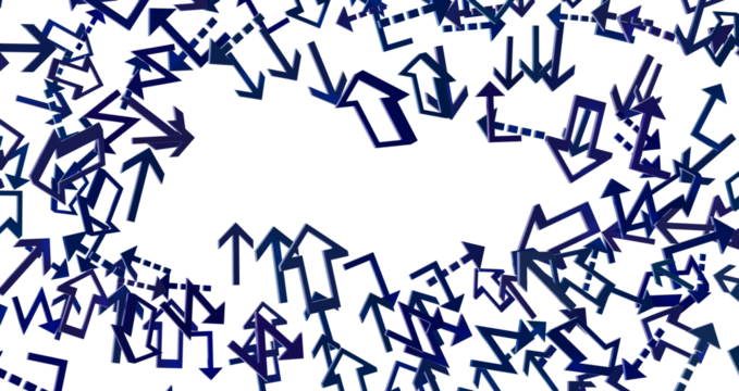Green Arrows Abstract Background