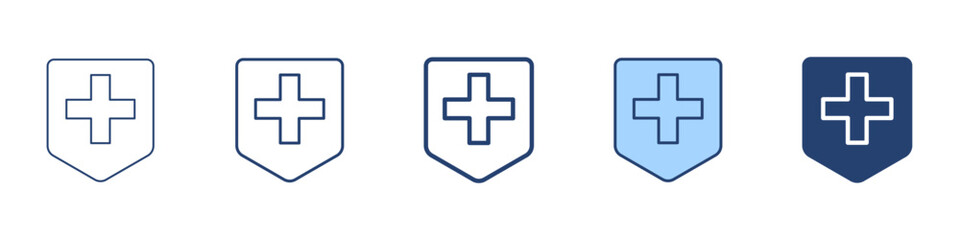 Fototapeta premium Health icon Symbol set collection