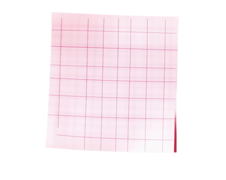 Isolated Pink Grid Paper