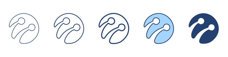 Life cell icon Symbol set collection