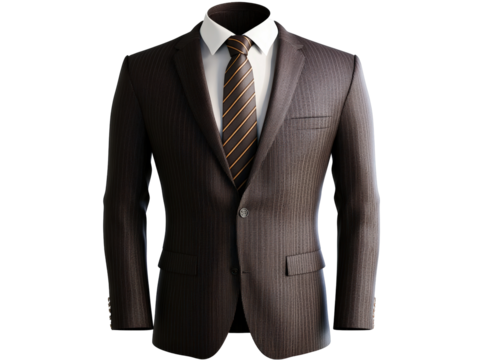 Isolated Business Suit with Tie