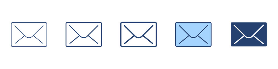Mail icon Symbol set collection