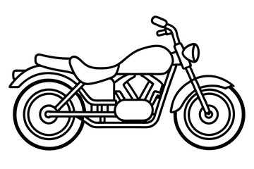 Minimalist Motorcycle Vectors