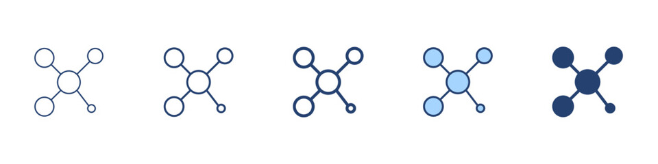 Molecules icon Symbol set collection