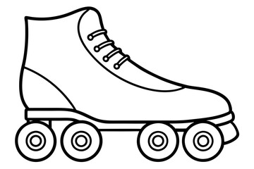 Minimal Roller Skate Art