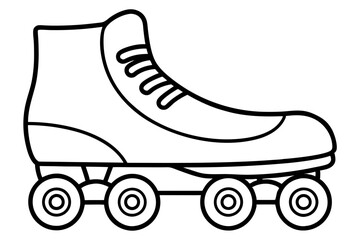Minimal Roller Skate Art