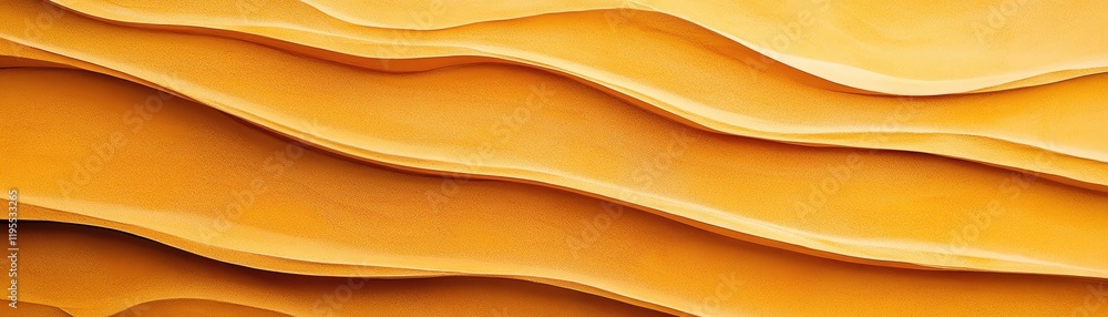 Poster wavy patterns of vibrant orange create a dynamic and eye-catching abstract background.