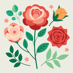 Seamless Background with Roses: Elegant Floral Patterns