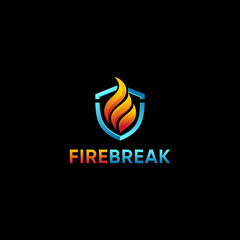 fire logo vector
