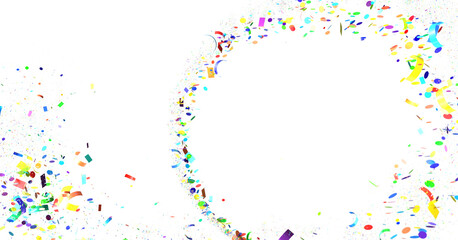 Colorful Confetti Explosion