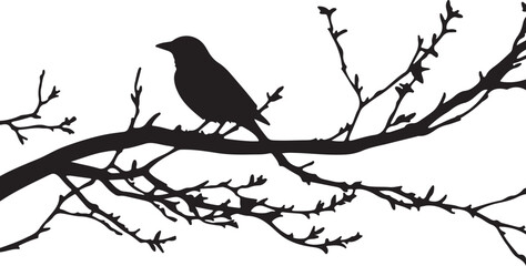 Whispering Wildlife: Enchanting Animal Silhouettes vector illustration |