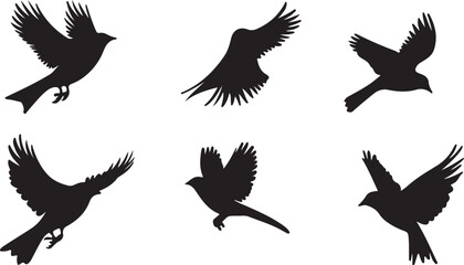 Whispering Wildlife: Enchanting Animal Silhouettes vector illustration |
