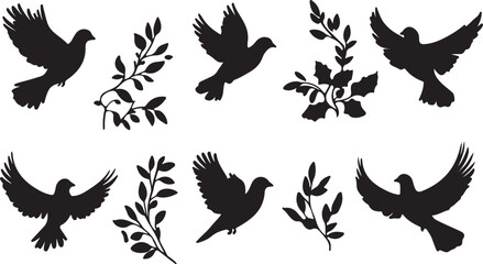 Whispering Wildlife: Enchanting Animal Silhouettes vector illustration |