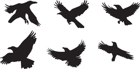 Whispering Wildlife: Enchanting Animal Silhouettes vector illustration |