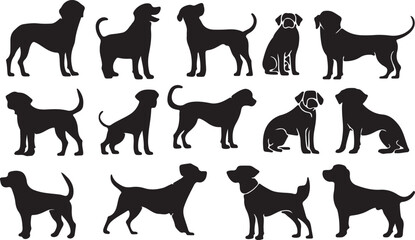 Whispering Wildlife: Enchanting Animal Silhouettes vector illustration |