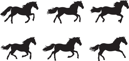 Whispering Wildlife: Enchanting Animal Silhouettes vector illustration |
