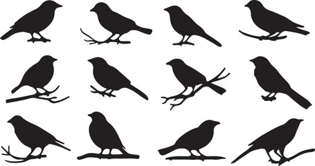 Whispering Wildlife: Enchanting Animal Silhouettes vector illustration |
