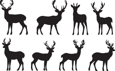 Whispering Wildlife: Enchanting Animal Silhouettes vector illustration |
