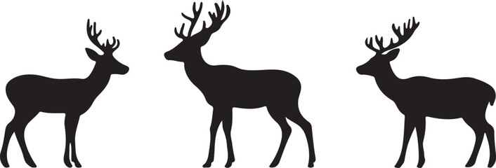 Whispering Wildlife: Enchanting Animal Silhouettes vector illustration |
