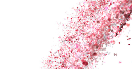 Pink Sparkling Sale Background