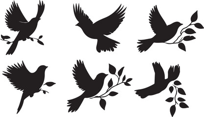 Whispering Wildlife: Enchanting Animal Silhouettes vector illustration |
