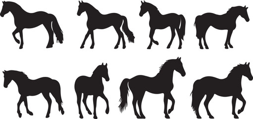 Whispering Wildlife: Enchanting Animal Silhouettes vector illustration |
