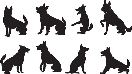 Whispering Wildlife: Enchanting Animal Silhouettes vector illustration |
