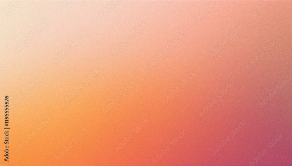 Aufkleber color gradient background abstract peach orange grain gradation texture pink noise texture blur abst