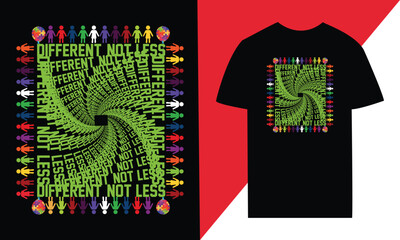 Autism Awareness Day T-shirt Design,Autism Puzzle  t-shirt design, Autism day t-shirt design typography, Autism Awareness day.