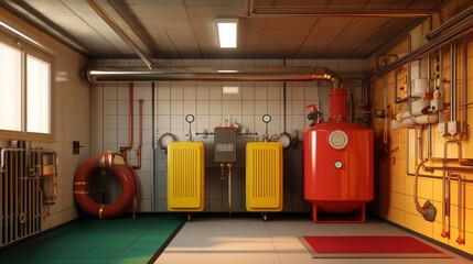 Heating and water supply systems: the role of the boiler room