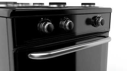 Fototapeta premium Close-up of an oven – minimalist and stylish kitchen appliance