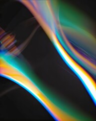 Colorful light flow with dynamic motion
