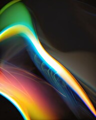 Colorful light flow with dynamic motion