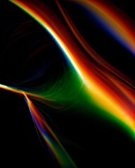 Vivid glowing light in abstract design