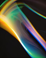 Colorful light flow with dynamic motion