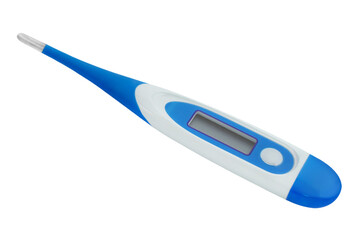 Digitales Fieberthermometer und Hintergrund transparent PNG cut out