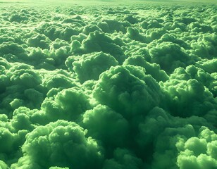 green clouds