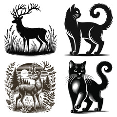 set of animals