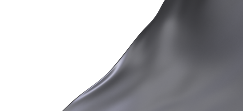 Dark Grey Fabric Drape