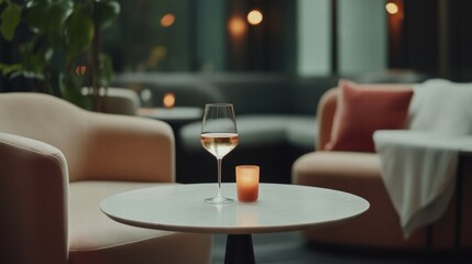 Celebrate Valentine's Day with a Wine Glass in a Luxury Home Theater