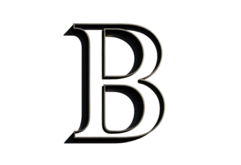 font letter "B"