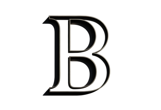 font letter "B"