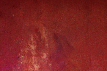 Abstract background of old red shabby wall.