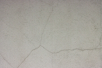 Gray concrete wall with a crack.