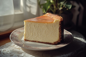 Plain Cheesecake Slice