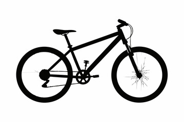 Fototapeta premium Cycling Line Art Vector Set